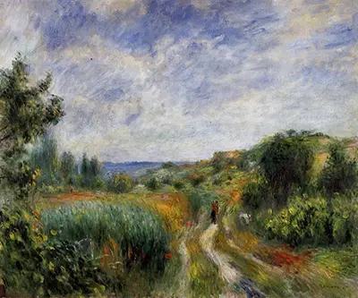 Landscape near Essoyes Pierre-Auguste Renoir